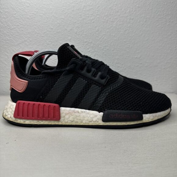 Adidas NMD R1 Black Running Shoes - Picture 1 of 7